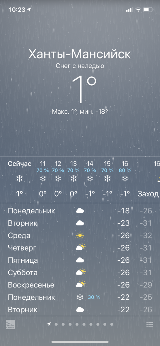 Вот такая погода