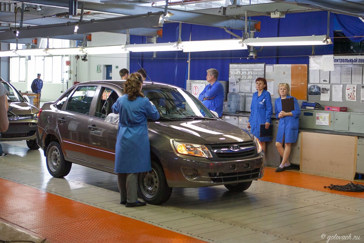 Как русские женщины собирают автомобили LADA на заводе АвтоВАЗ 🚗🚕🚙 |  Промышленный турист | Дзен