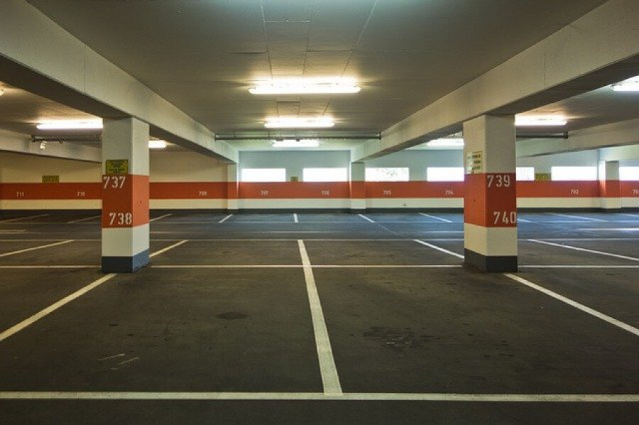 Паркинг в Барнауле.