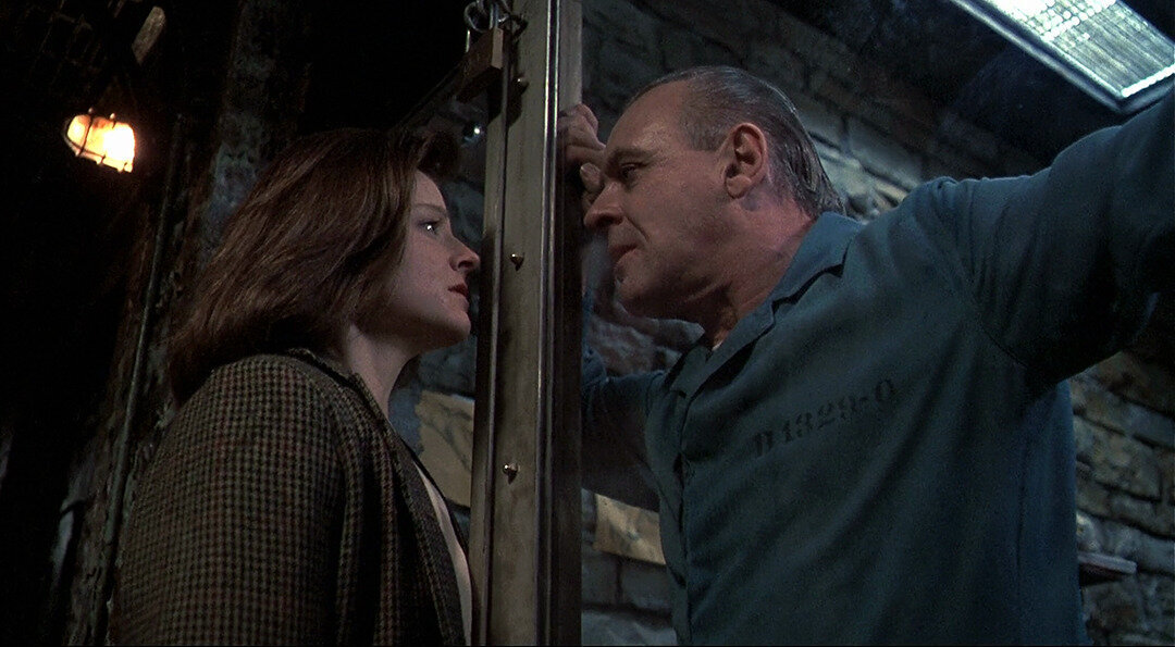 Кадр из фильма "Молчание ягнят", 1991 г.