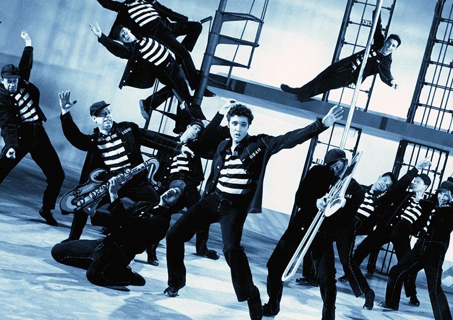 Элвис в киноленте «Тюремный рок» (1957)