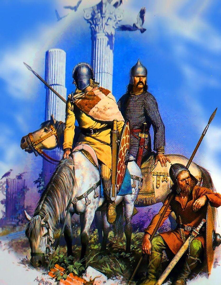 Королевства германцев. Ангус МАКБРАЙД германцы. Angus MCBRIDE Barbarians. Варвары Лангобарды. Племя остготов.