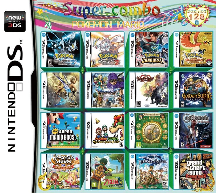 Nintendo 3ds картридж для игры mario