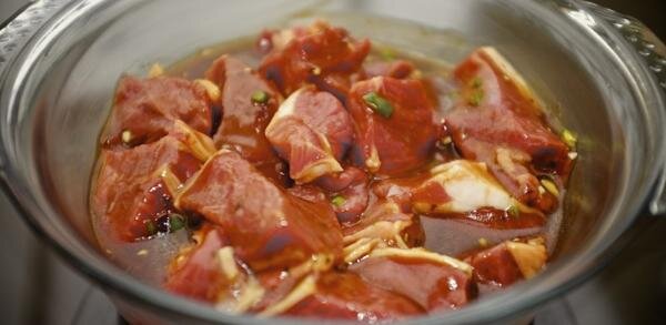 Пивной маринад для шашлыка из свинины.