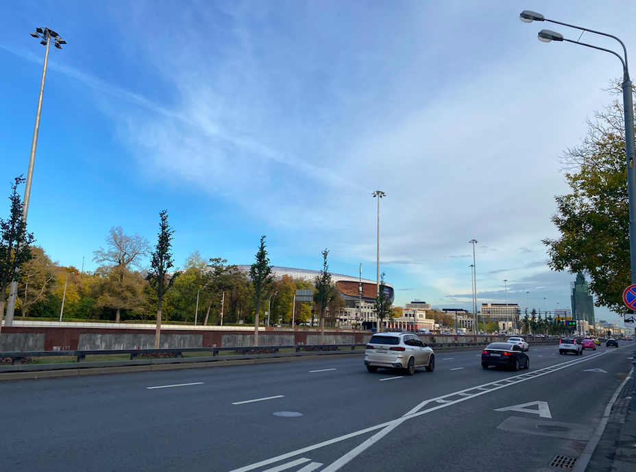 Вид на Ленинградский проспект. Фото: Елизавета Рыбалкина