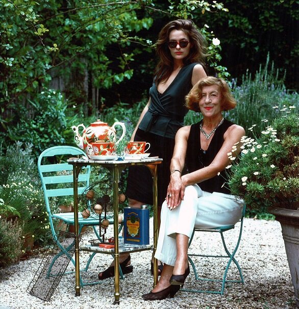 С дочерью оливией.