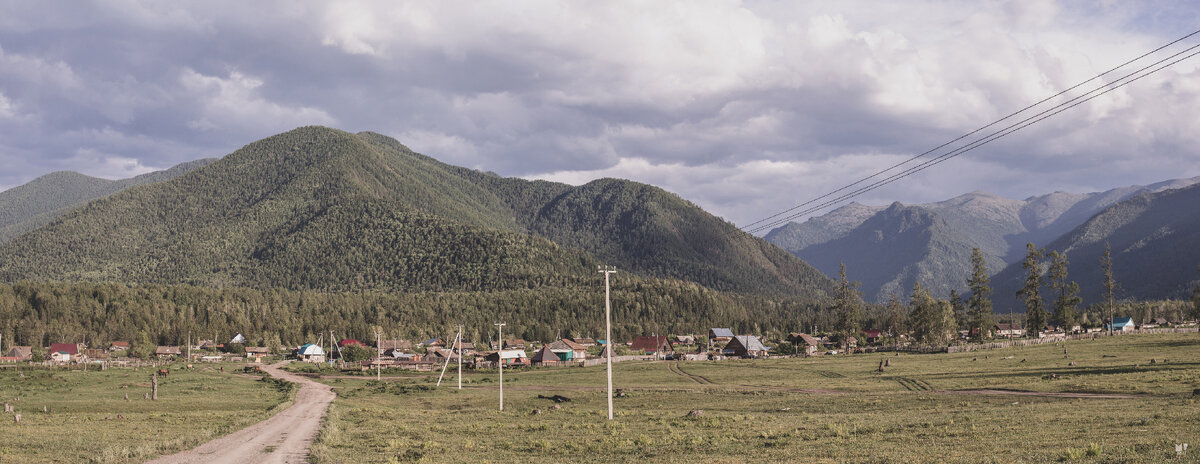 Дорога к посёлку Кучерла.