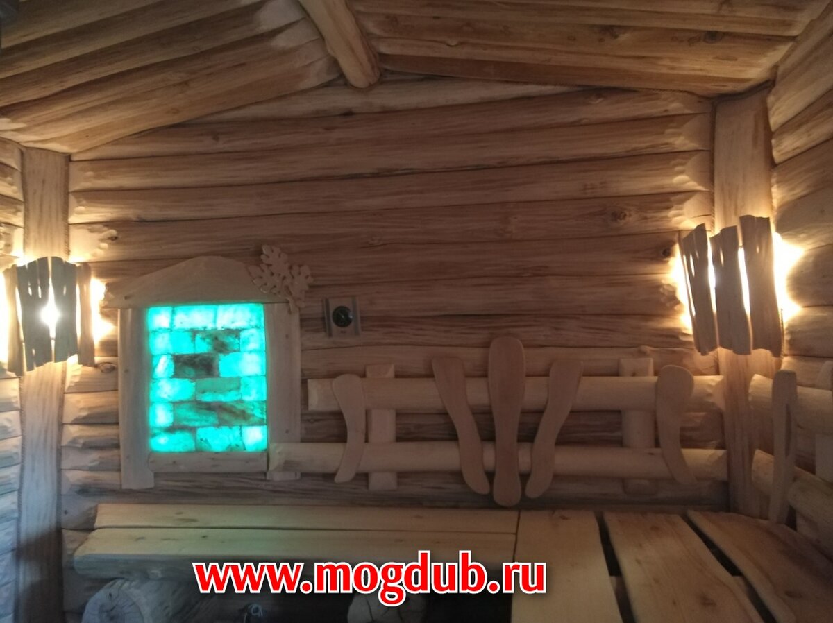 Отделка бани стиль леший