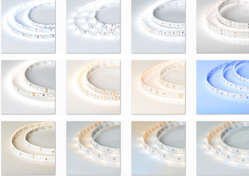 Монохромная (одноцветная лента)