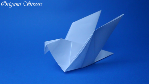 Голубь мира из бумаги оригами. Origami: Peace.. — Video | VK
