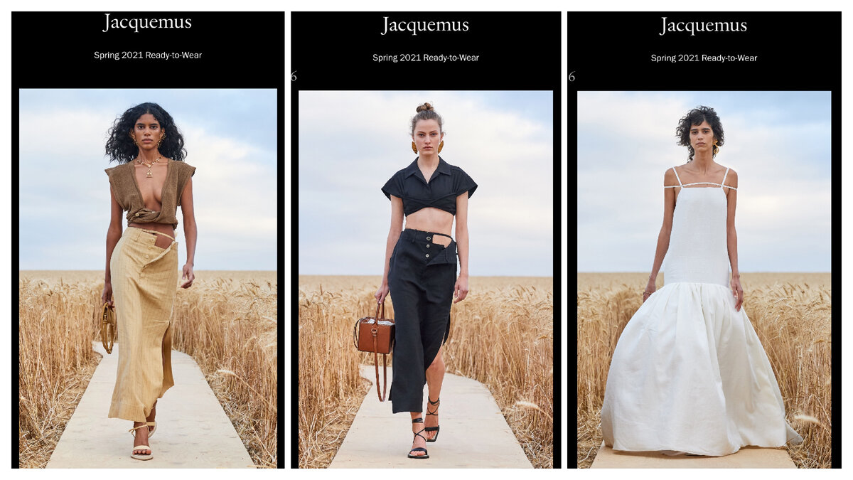 Коллекции Jacquemus 2020-2023: яркие показы, ключевые вещи, минимализм,  женственность и рафия | Модные решения | Дзен