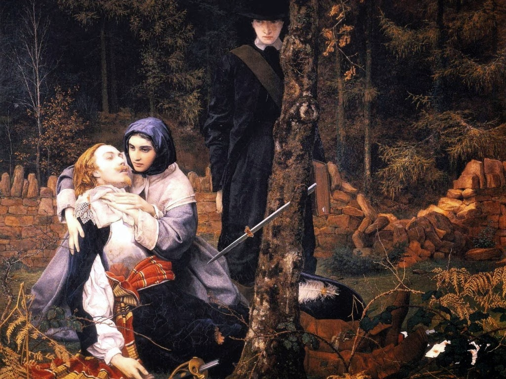 Уильям Шекспир Бертон. Раненый кавалер, 1855 