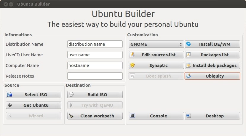 Ubuntu package list. Ubuntu Builder. Builder Linux. Custom Ubuntu ISO creator.