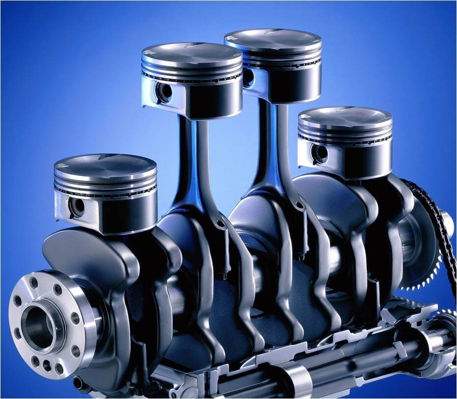 Вот непосредственно и сам КРИВОШИПНО-ШАТУННЫЙ МЕХАНИЗМ