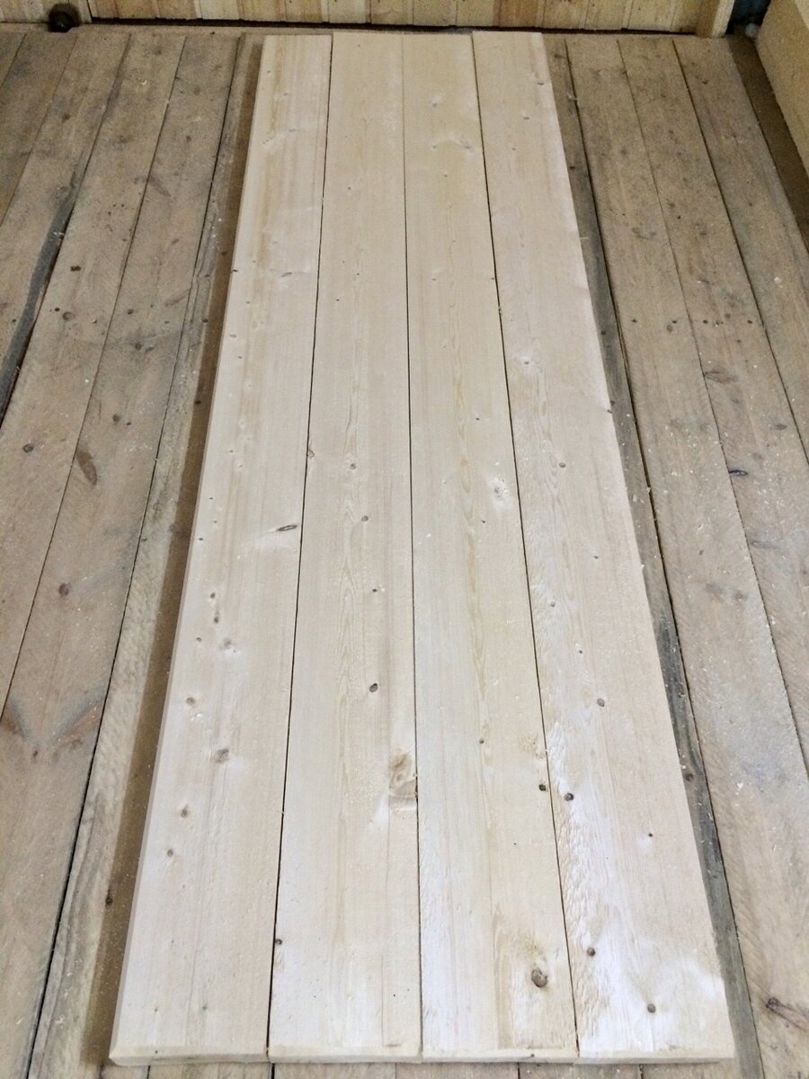 Обработаны рубанком