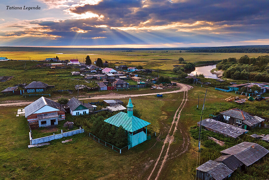 Деревня Черталы, Омская область. Фото: Соколова Татьяна (Омск)