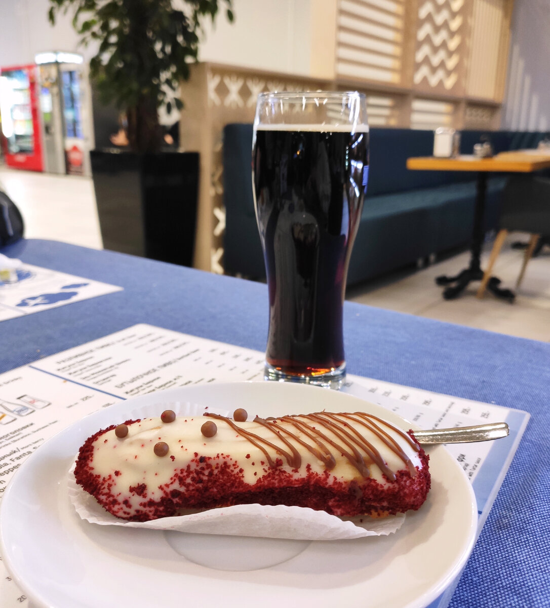 Пища богов - пиво с эклером 😂😂😂