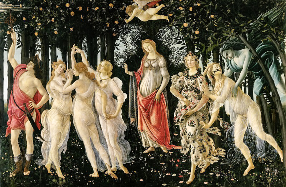 Сандро Боттичелли "Весна". Источник: https://gallerix.ru/album/Botticelli