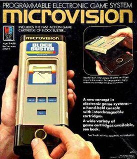 Рекламный постер игровой консоли "Microvision"