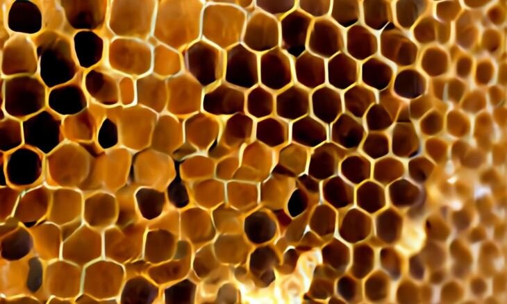    Клещ варроа на пчеле