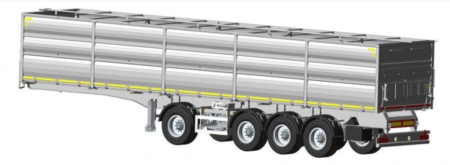 «МордовАгроМаш» запускает новую линейку бортовых и самосвальных полуприцепов-зерновозов