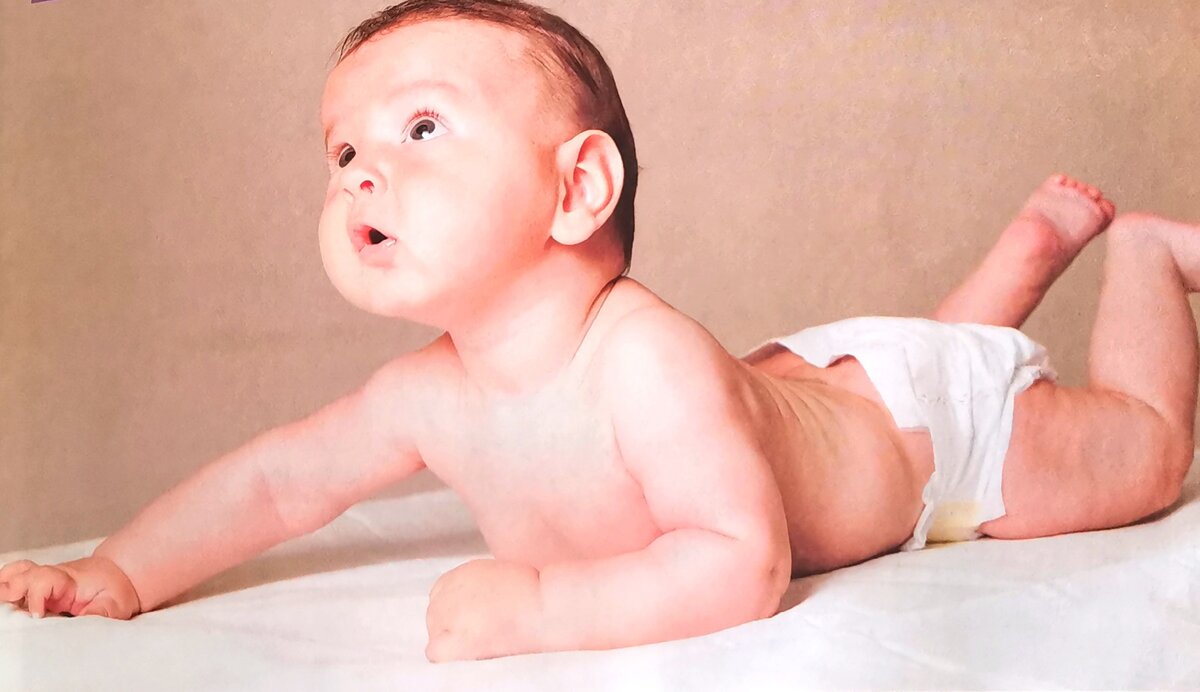 Выкладываем на животик