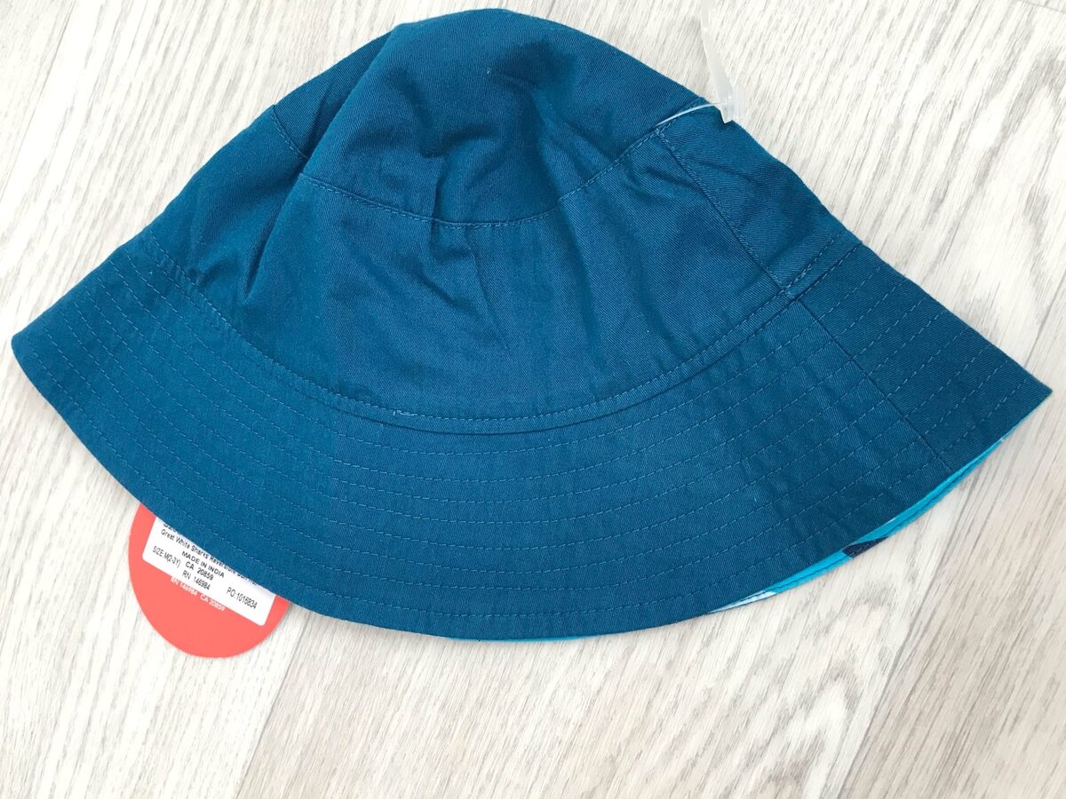  Hatley Панама Shark Reversible Bucket Hat Blue