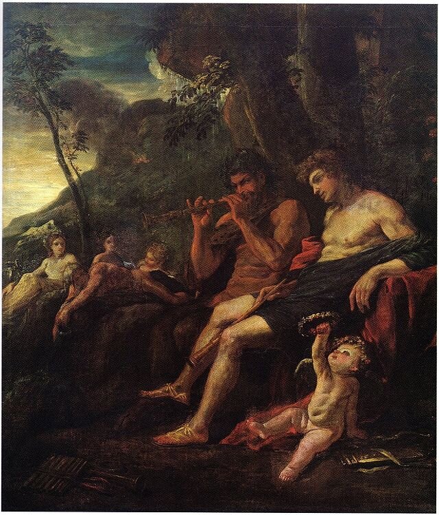 Никола Пуссен. Олимп и Марсий