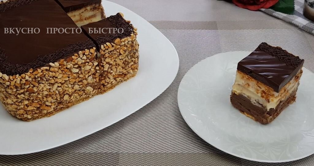 Шоколадный торт без выпечки – рецепт на канале Вкусно Просто Быстро 