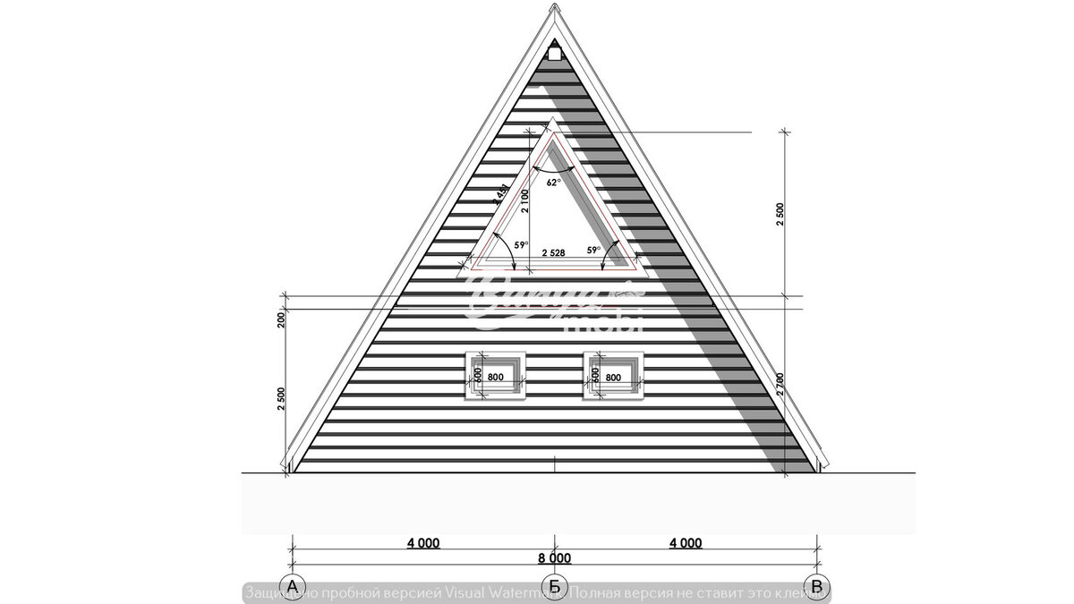 А фрейм 6х6