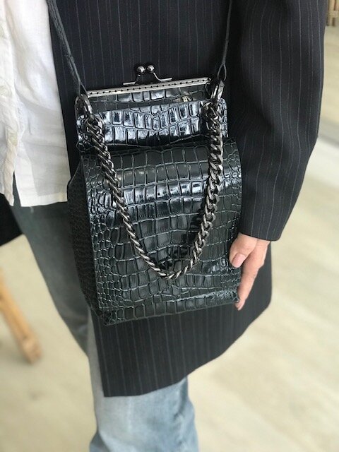 Кожаная сумка "Жанелль-08". Ателье Ирины Берзиной.