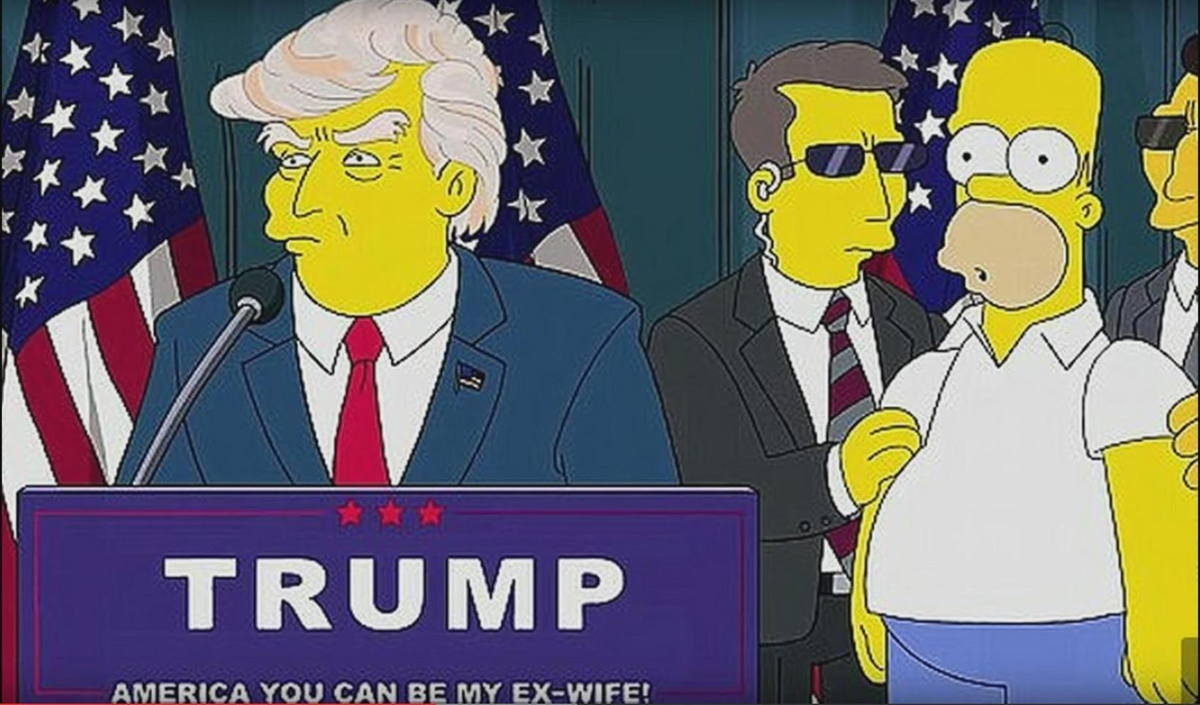 Фрагмент мультфильма The Simpsons. 