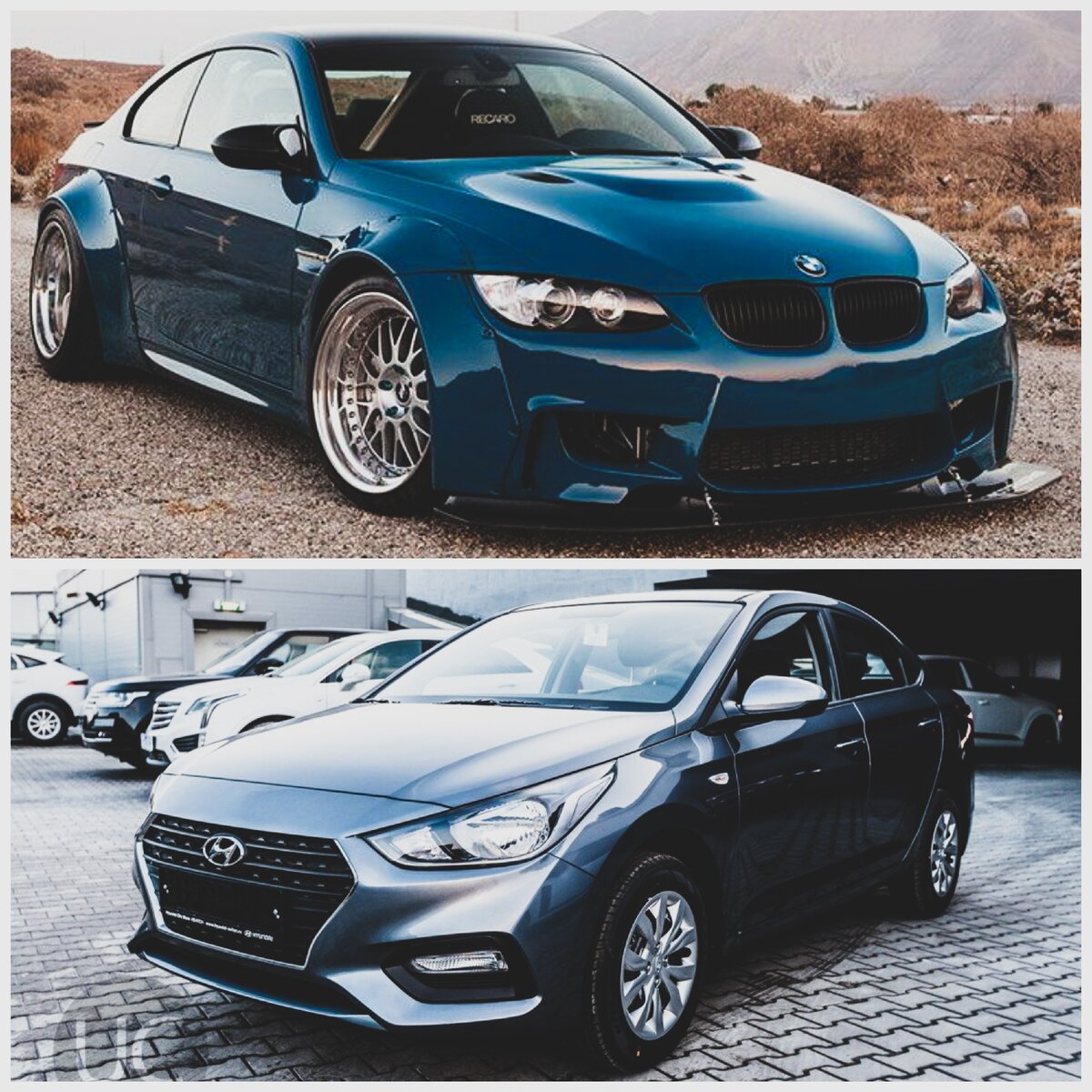 BMW M3 или Hyundai Solaris