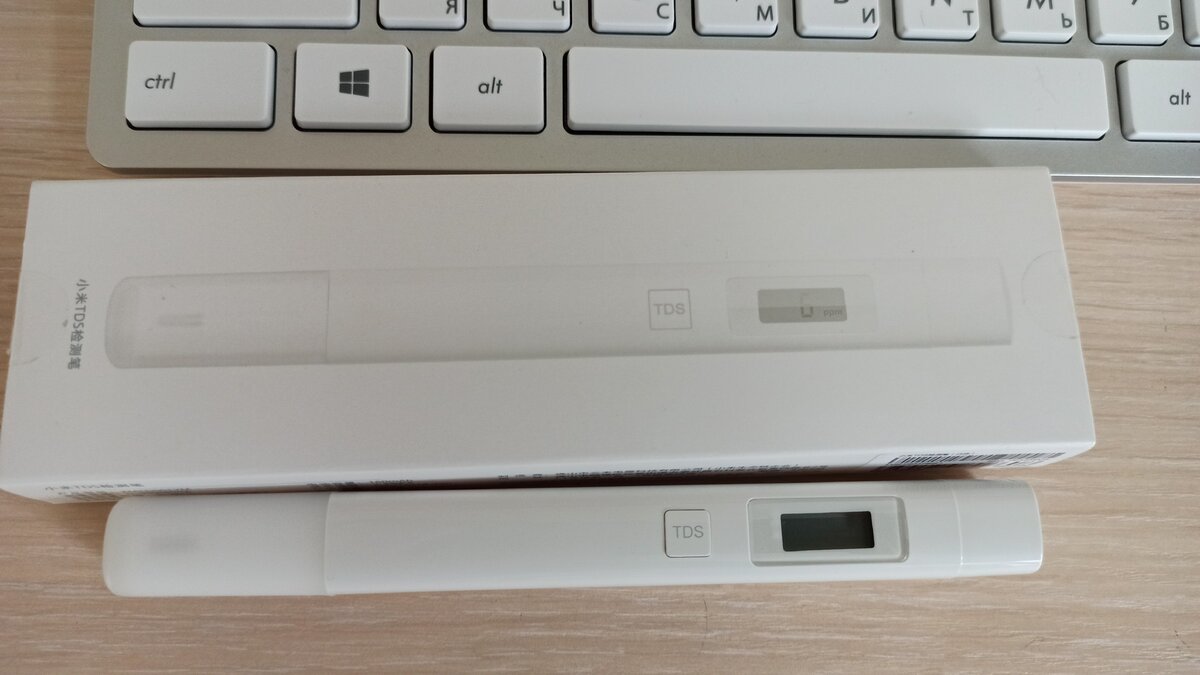 Наш тестер для воды  Xiaomi Mi TDS PEN