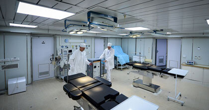 Операционная хирургического отделения ГС «Иртыш».