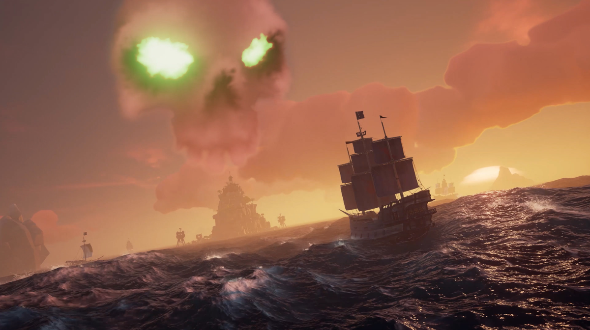 Скриншот из Sea of Thieves.