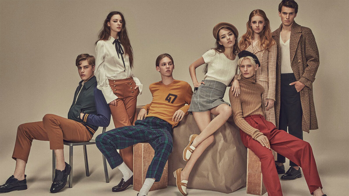 Когда находимся в модельном агенстве