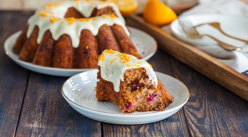 Миндальный кекс с клюквой, больше рецептов кексов на www.gastronom.ru