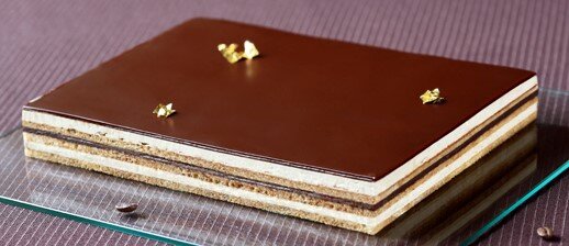 Торт "Опера". Фото с сайта http://verdadedesabor.blogspot.com/