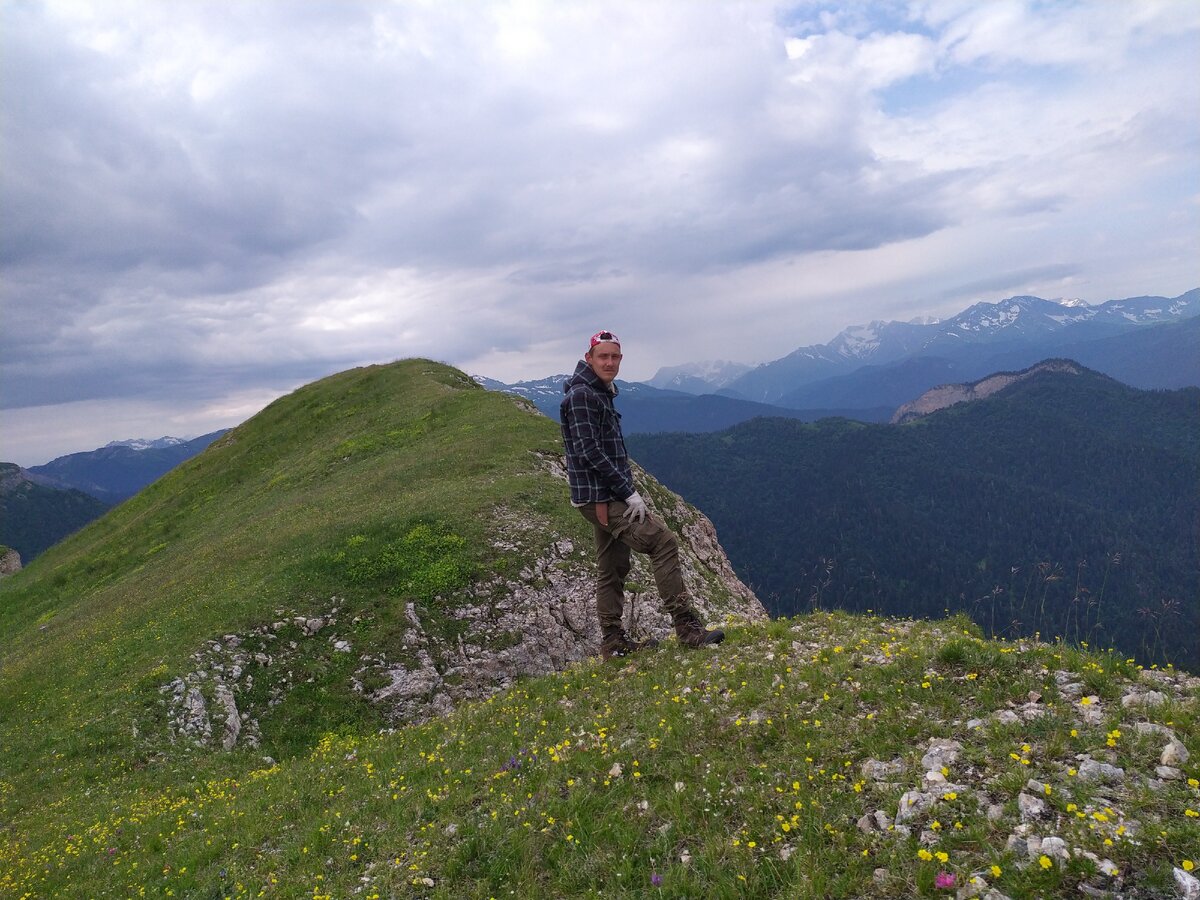 Отдыхаю  в Краснодарских горах