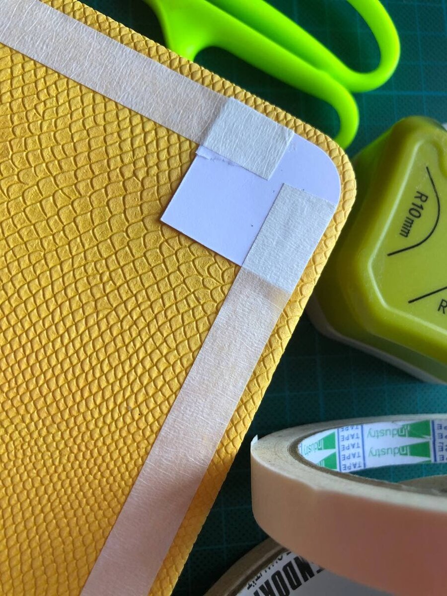 Показываю, как делаю это я на скруглённом угле