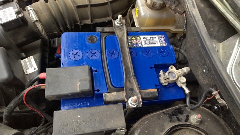 Аккумулятор на Грунту вид сверху.