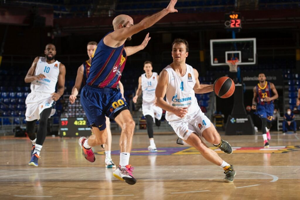 Исход серии с «Барселоной» во многом зависит от игры лидера «Зенита» Кевина Пангоса. Фото: БК «Зенит»