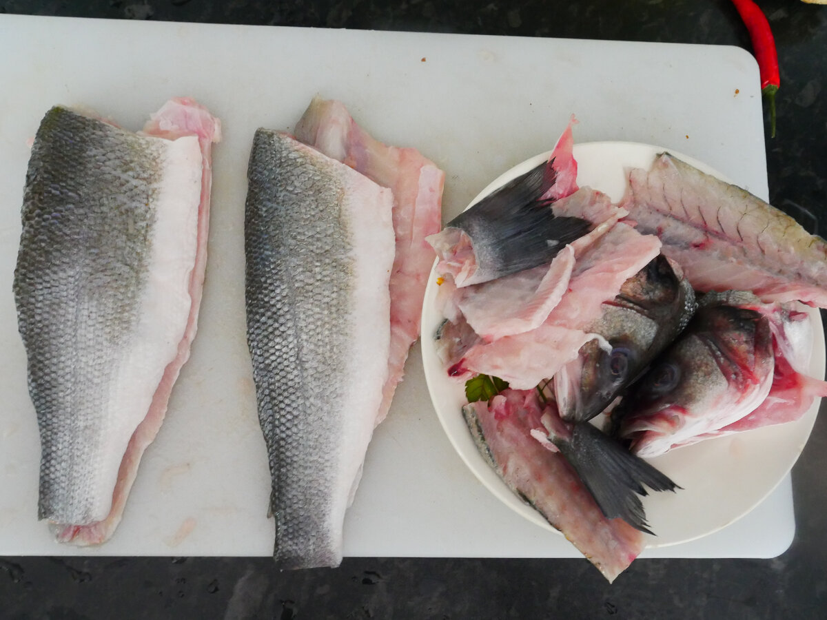 Филе – отдельно, все остальное – отдельно.