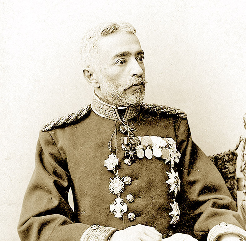 Князь Георгий Дмитриевич Шервашидзе. Источник фото: http://vesty.spb.ru/2020/04/15/argentinskiye-rozy-imperatritse-15757