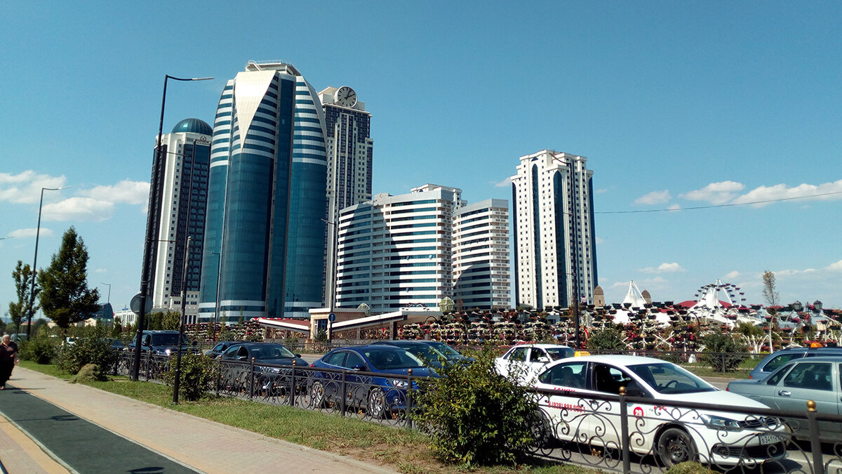 Центр города Грозный.