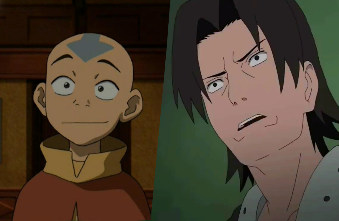 Главный герой аниме"Аватар:Легенда об Аанге" и Фугаку Учиха