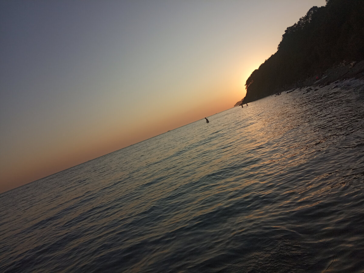 Фото автора. Закат на море. 