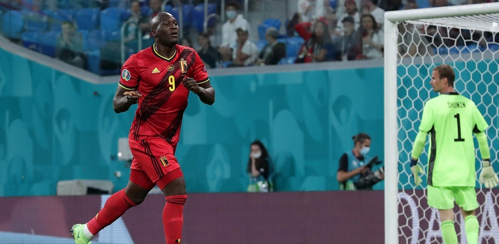 Р.Лукаку - автор двух голов в ворота сборной России . Фото из интернета.