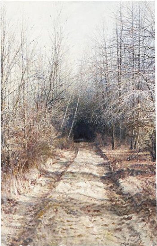Васильев. Тропинка к озеру. 2001. Холст, масло.